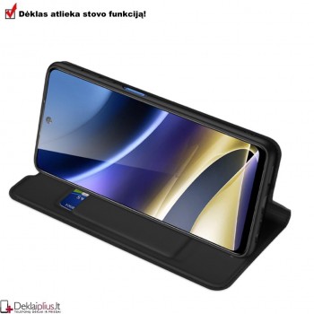 Dux Ducis Skin Pro dirbtinės odos dėklas - juodas (Motorola Moto G51) Dux Ducis Skin Pro dirbtinės odos dėklas - juodas (Motorola Moto G51)